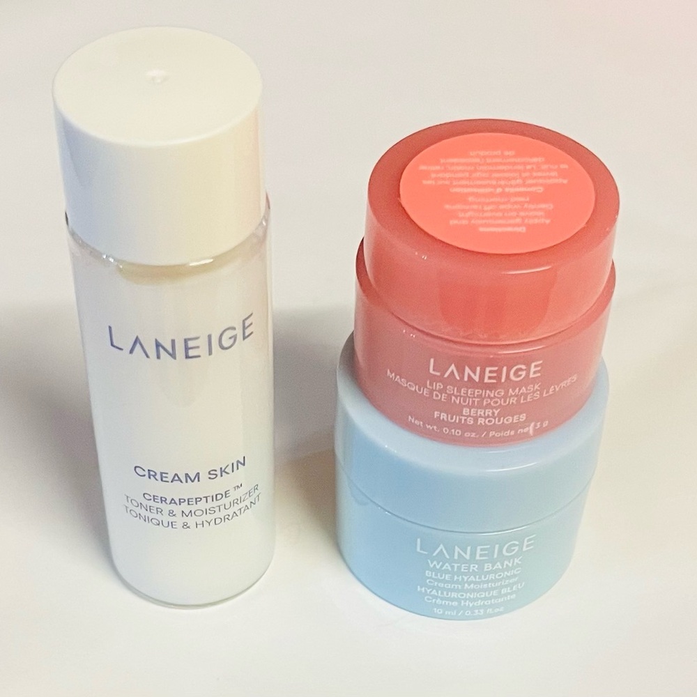 LANEIGE lip & face 3 piece set NEW!